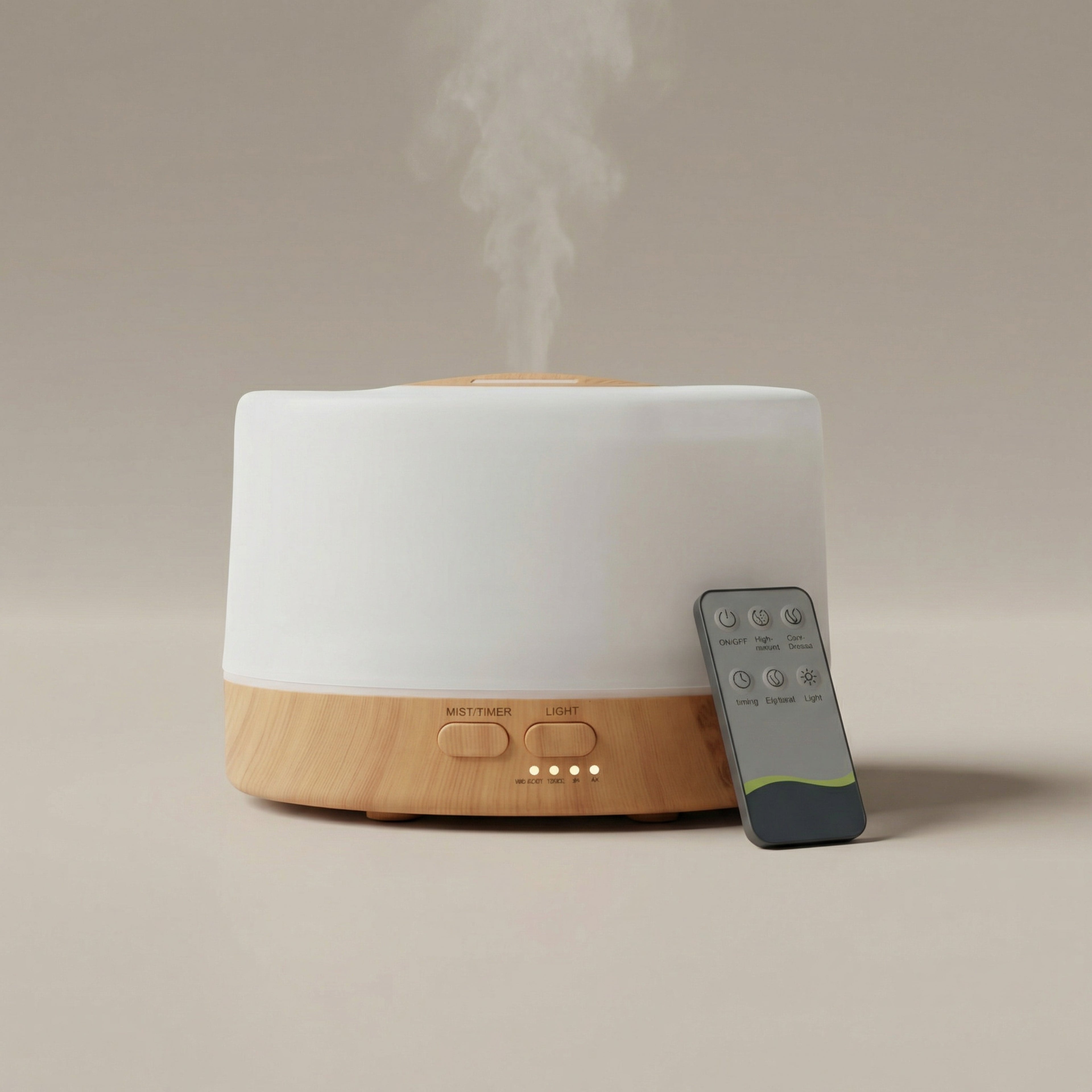 Happiness Pro Diffuser - Licht Hout - Breng vrolijkheid en warmte in huis