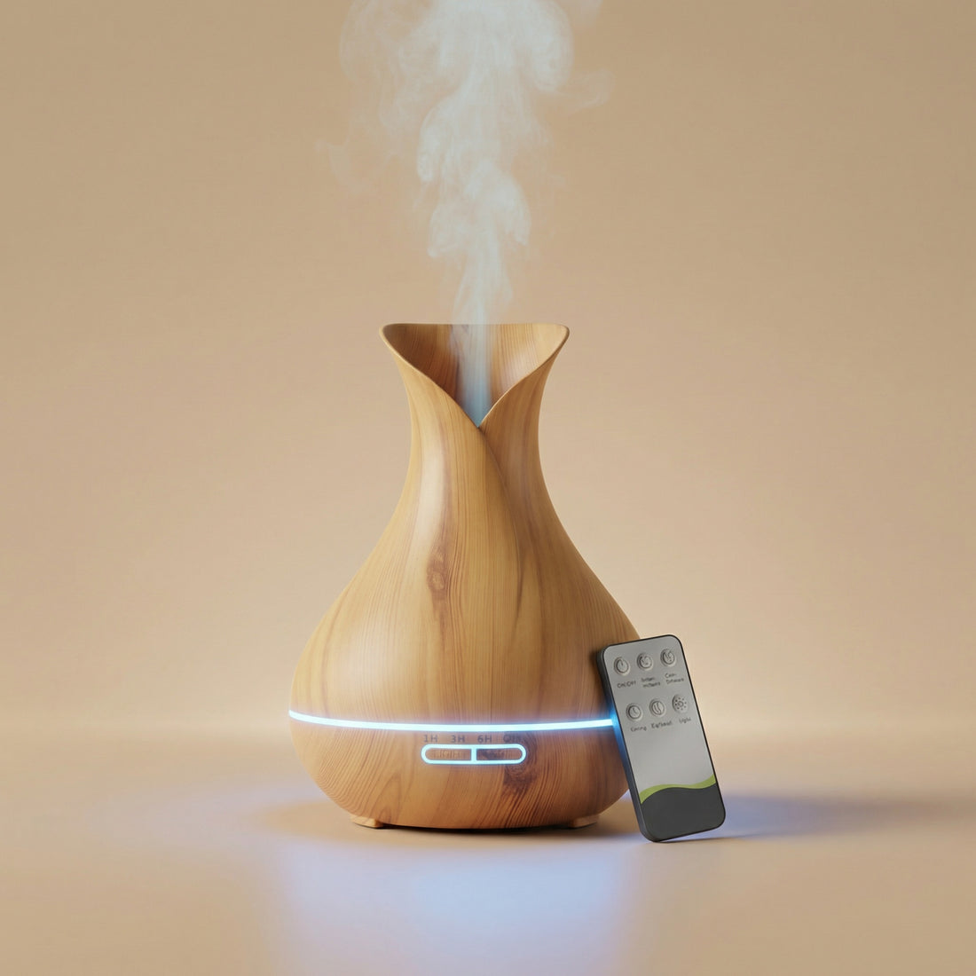 Vitality Pro Diffuser - Licht Hout - Vul je ruimte met rust en sfeer