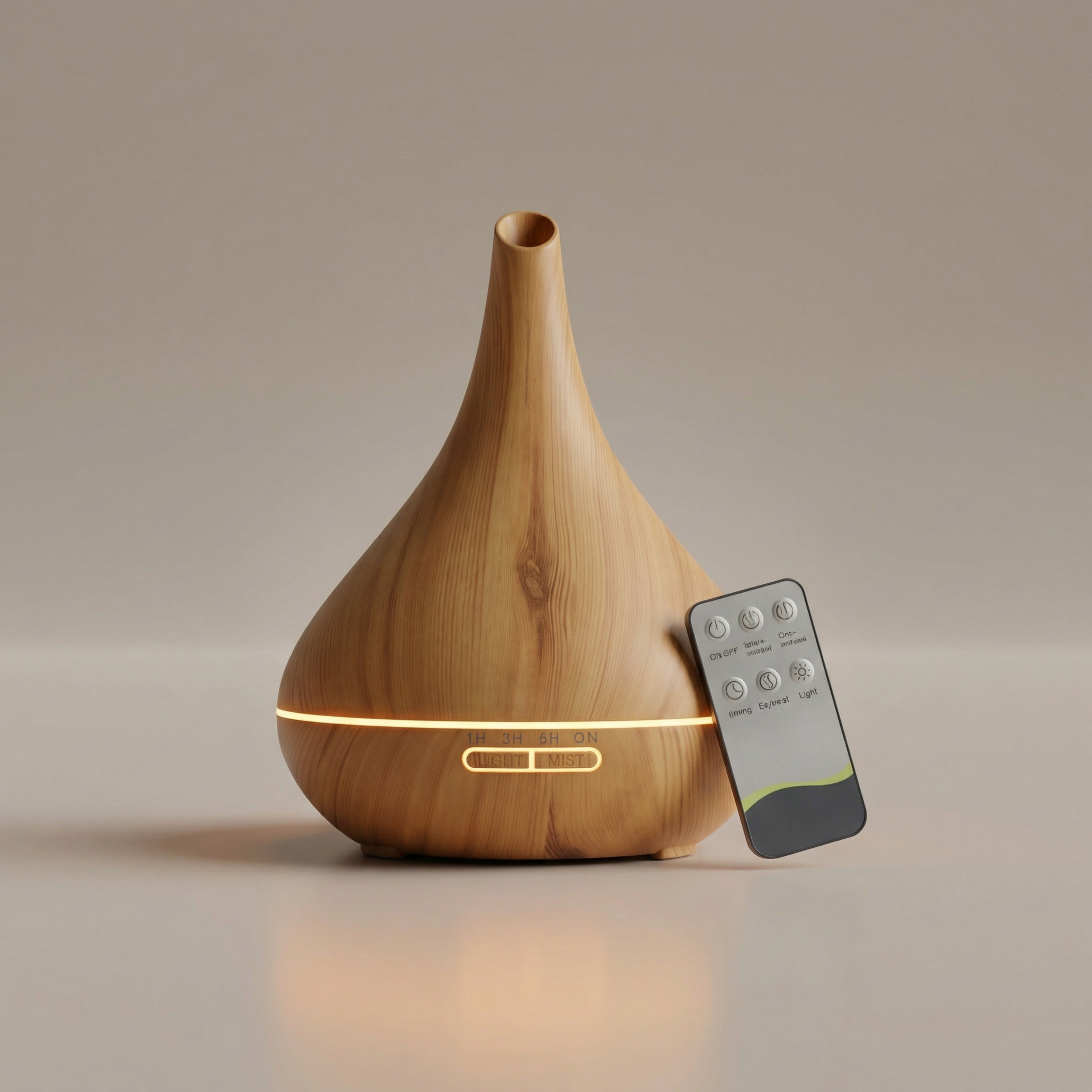 Lotus Pro Diffuser - Licht Hout - Zen-sfeer voor elke ruimte