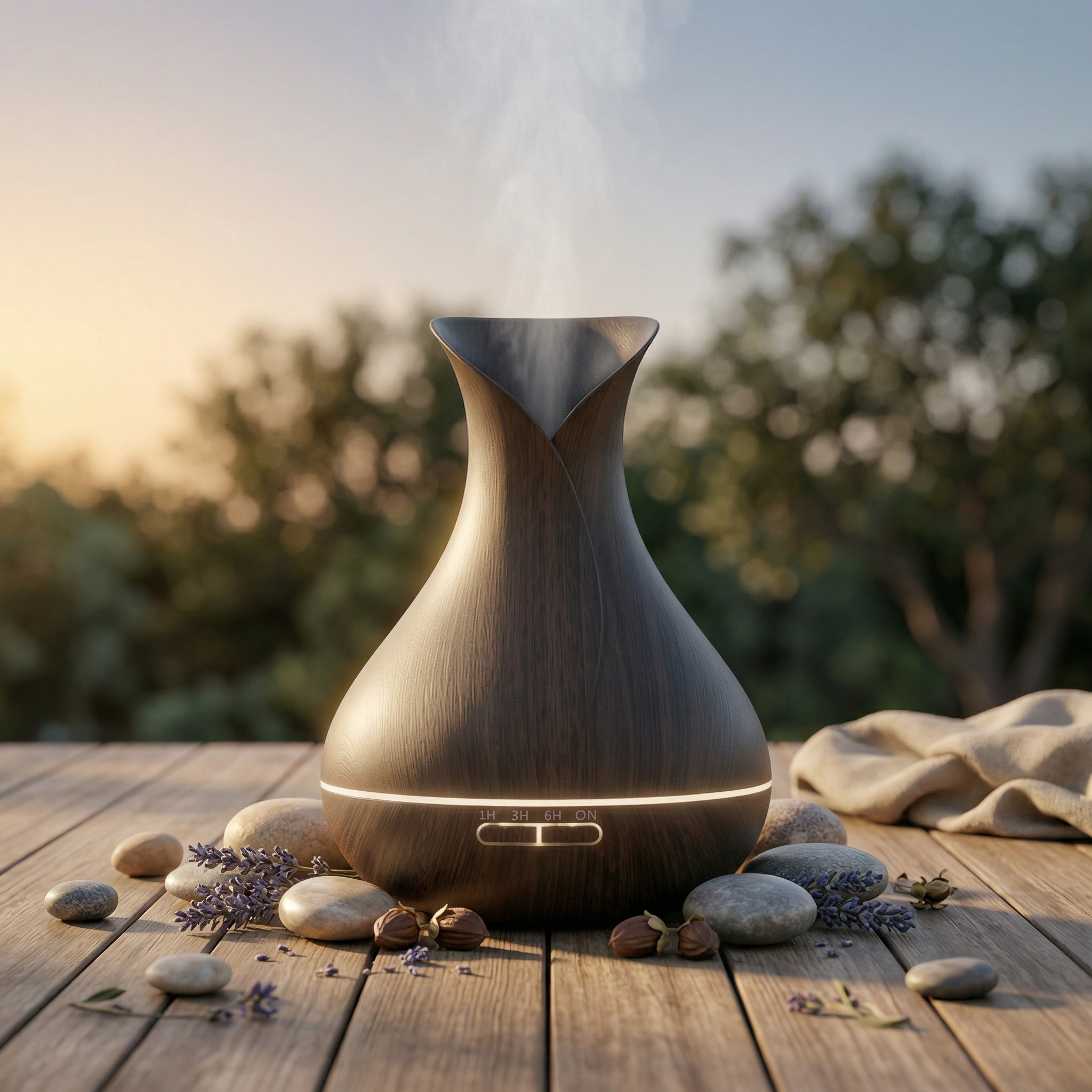Vitality Pro Diffuser - Donker Hout - Zo ruikt thuiskomen