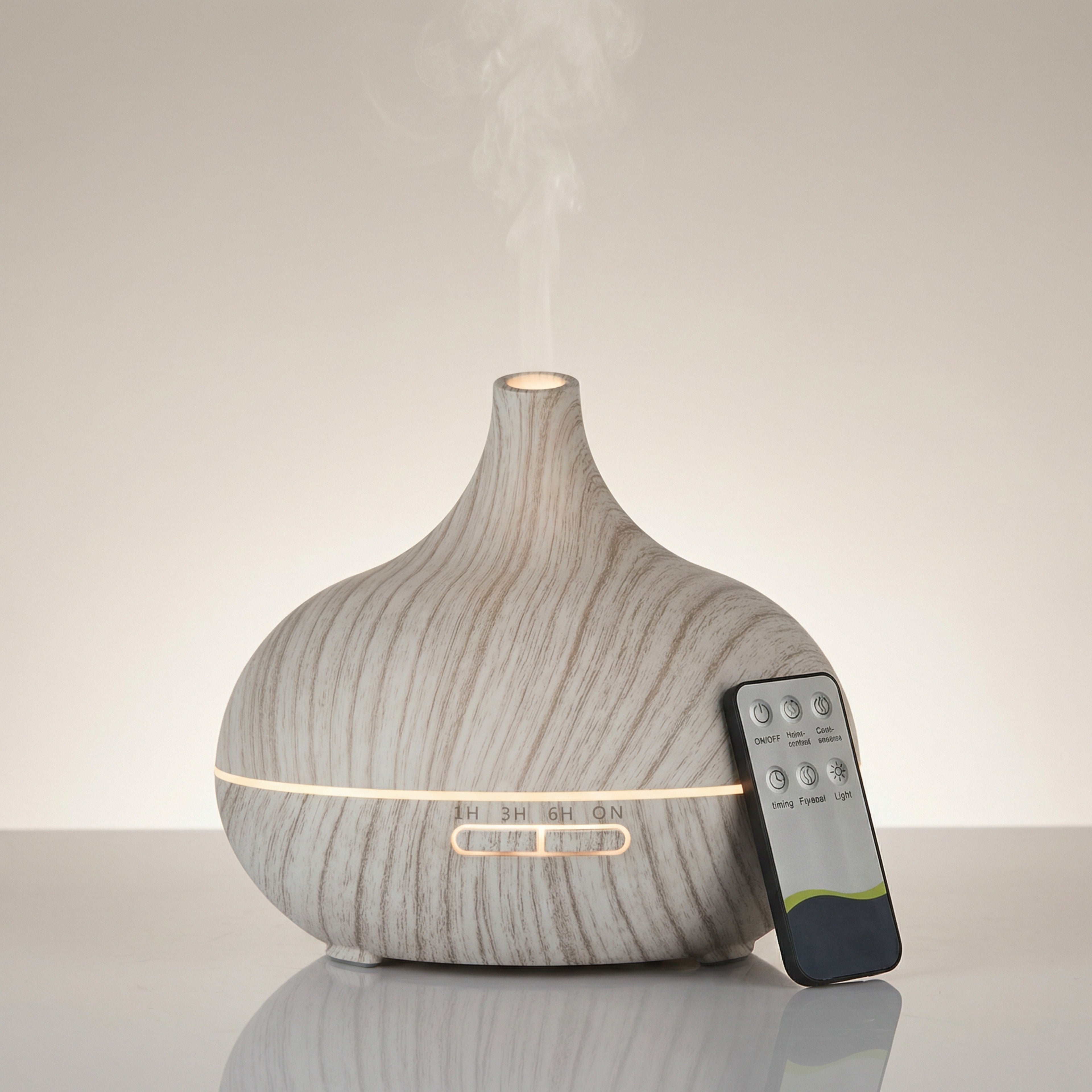 Essential Pro Diffuser - Wit Hout - Fluisterstille ontspanning in elk interieur