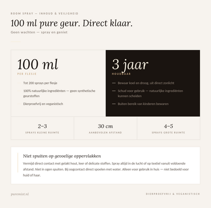Slaap Lekker Room Spray - Bereid je kamer voor op een diepe nachtrust